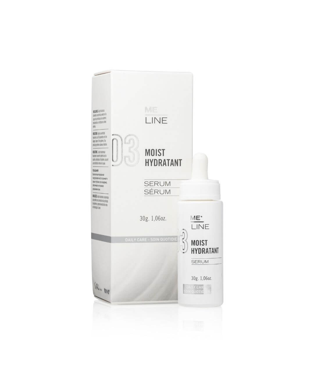 Sérum MeLine Moist Hydratant hydratation intense visage, peau éclatante et repulpée – Concept Beauté Québec