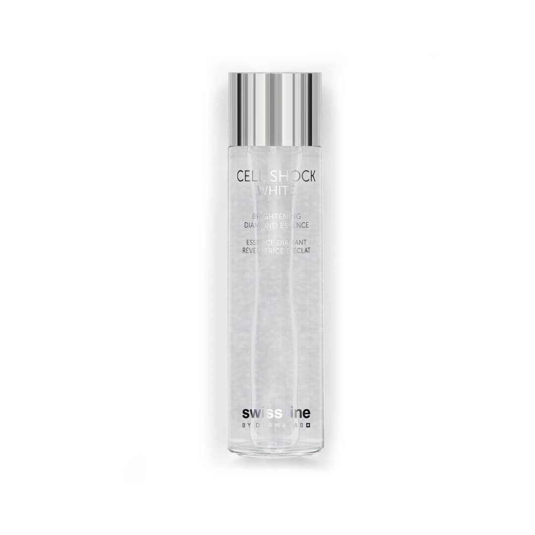 Essence diamant révélatrice d’éclat Cell Shock White Swissline pour illuminer et unifier la peau – Concept Beauté Cap-Rouge, Charlesbourg, Lac-Beauport.