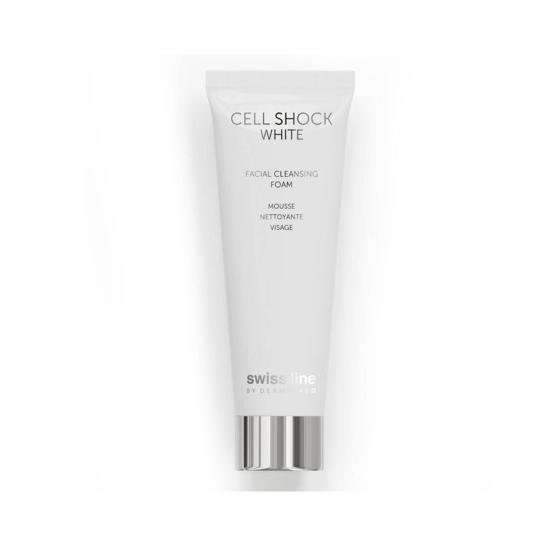 Mousse nettoyante visage Cell Shock White Swissline pour nettoyer et illuminer la peau – Concept Beauté Cap-Rouge, Charlesbourg, Lac-Beauport.