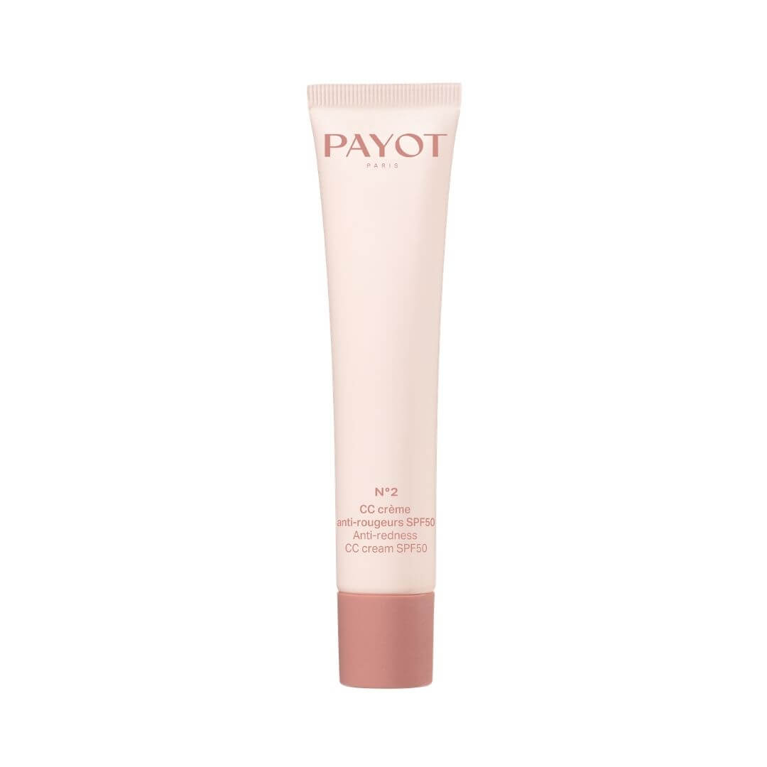 CC crème anti-rougeurs Payot N°2 SPF 50, apaise la peau, neutralise les rougeurs et protège du soleil