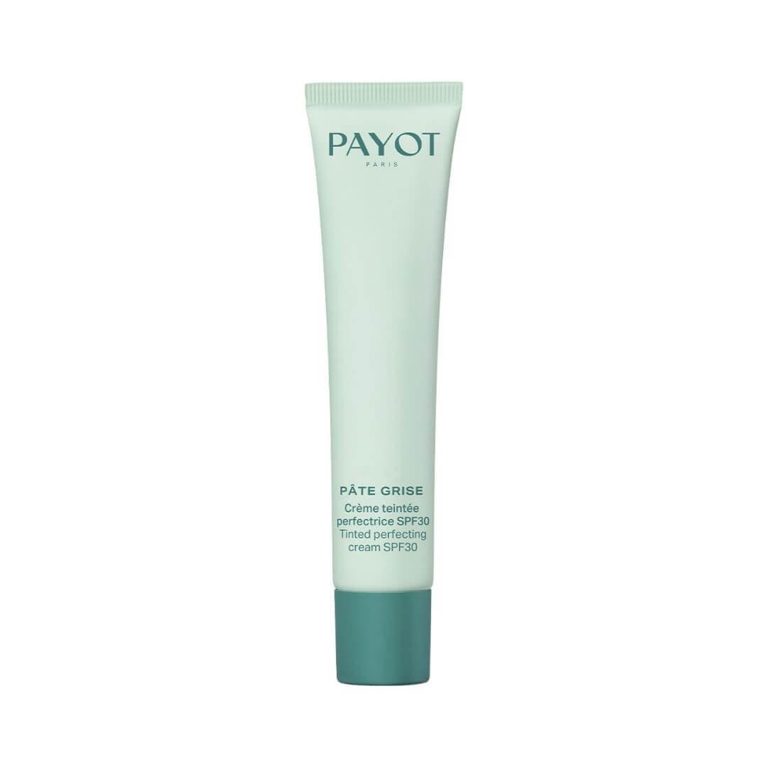 Crème teintée perfectrice Payot Pâte Grise SPF 30, unifie le teint, matifie et protège la peau au quotidien