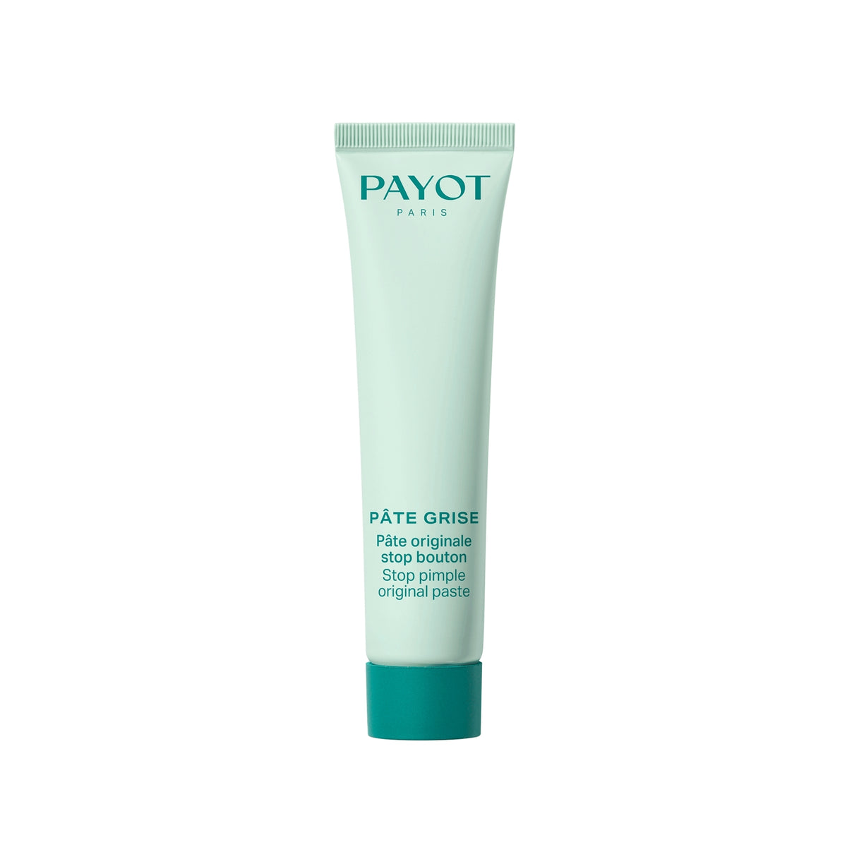 Tube de Pâte Originale Stop Bouton Pâte Grise PAYOT, soin ciblé contre les imperfections, disponible sur la boutique en ligne de Concept Beauté.