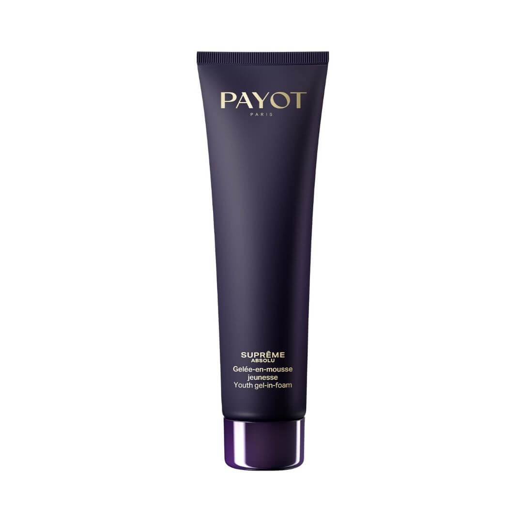 Gelée-en-mousse jeunesse Suprême Absolu PAYOT, nettoyant visage anti-âge pour peau mature, disponible chez Concept Beauté à Québec.