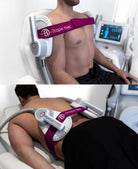 ALT – Image :
Traitement B-Shape pour homme chez Concept Beauté à Québec, ciblant les muscles pectoraux et le dos pour tonifier et raffermir.